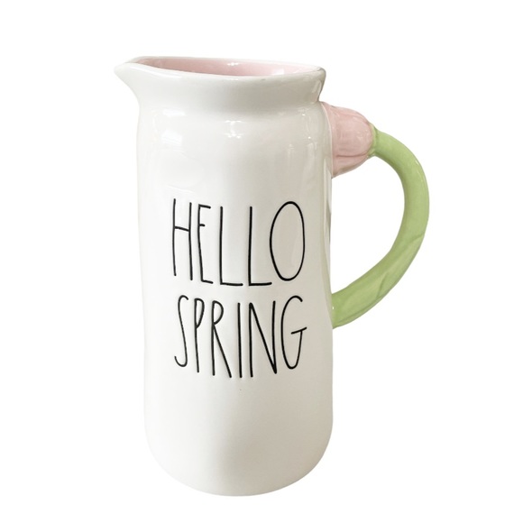 Rae Dunn Other - NEW HTF Rae Dunn HELLO SPRING Pitcher 🌸🌸🌸